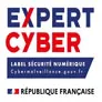 Logo Expert Cyber par Cybermalveillance.gouv.fr remis aux entreprises sélectionnées et labellisées pour leur expertise dans le domaine de la cybersécurité.