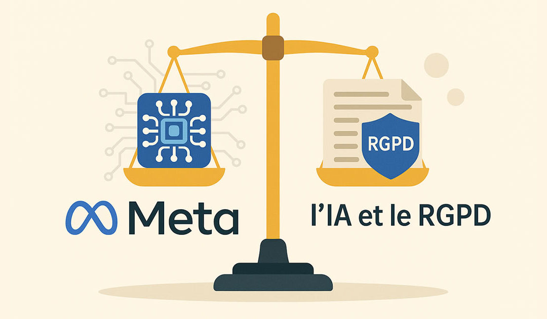 Meta, l’IA et le RGPD : un choc frontal sur la protection des données en Europe