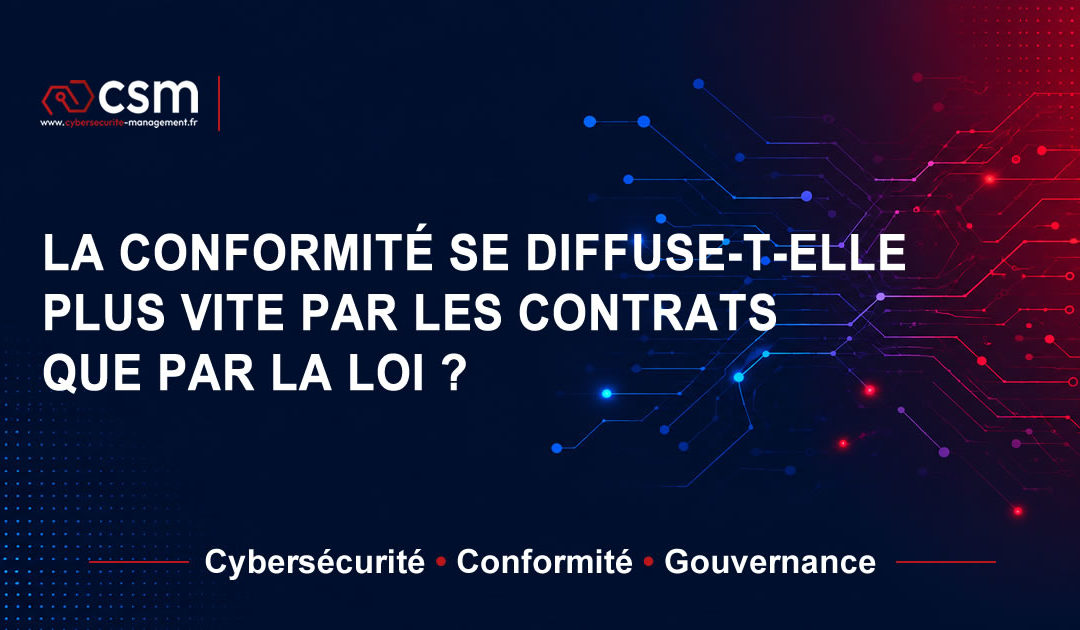 La conformité se diffuse-t-elle plus vite par les contrats que par la loi ?